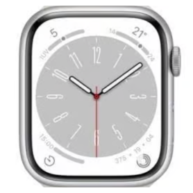 Apple Watch Series 8 GPS 45mm Silver Smartwatch Grade AB – No Band Affordable High-Quality Wearable Tech