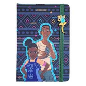 Carnet Journal Doublé Iwaju 2024 Disney Parcs avec Bande Élastique - L'Accessoire Parfait pour Organiser Votre Année