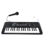 Kids Electronic Piano 37 Keys Multi-Function Black | Rechargeable with Charger & Microphone