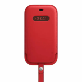 Coque de Protection iPhone 12/12 Pro en Cuir Véritable avec MagSafe - Bleu - MHYD3ZM/A