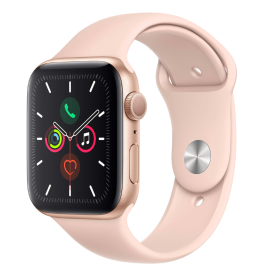 Montre Connectée Apple Watch Series 5 GPS + Cellular 44mm Acier Inoxydable Or Grade A - Performance et Élégance