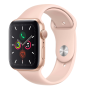 Montre Connectée Apple Watch Series 5 GPS + Cellular 44mm Acier Inoxydable Or Grade A - Performance et Élégance