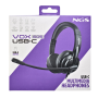 Casque Stéréo USB-C NGS VOX605 Noir - Son Haute Qualité pour Appareils USB-C