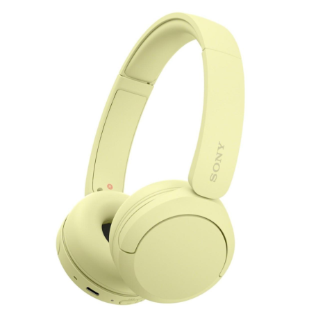 Casque Bluetooth Sony WH-CH520 Jaune - Son Immersif et Style Élégant pour Tous vos Moments Musicaux