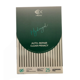 Film de Protection Hydrogel Anti-Espion Auto-Réparant 0,25 mm - Pack de 25 Films Résistants et Épais pour Sécurité Optimale