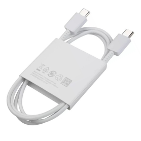 Type-C Cable Samsung EP-DN980 5A White 1M Bulk Fast Charging Cord