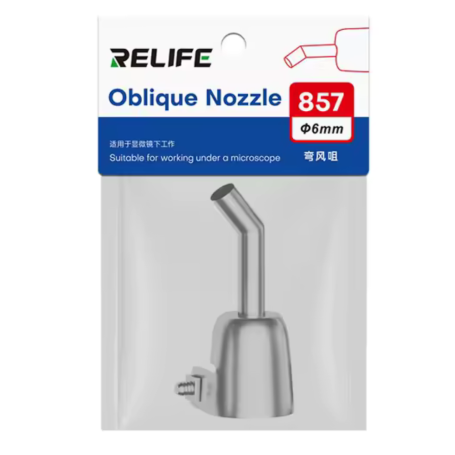 Buse à Air Chaud Inclinée 6mm pour Pistolet - RELIFE 857 - Accessoire Essentiel pour Précision et Efficacité