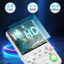 Mini Console de Jeu Vidéo Portable R36 ULTRA 4'' 256 Go - Blanc - Expérience de Jeu Inégalée