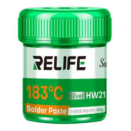 Achetez Pâte à Souder RELIFE HW21 Plomb et Argent - Performance et Qualité Assurées