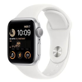 Apple Watch Series SE 44mm GPS + Cellular Silver Aluminum Smartwatch - Grade AB | Best Deals & Free Shipping