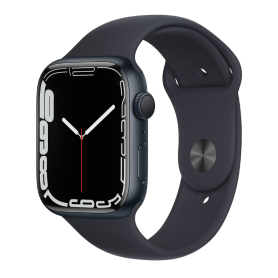 Buy Apple Watch Series 7 45mm Stainless Steel Cellular Midnight Sport Band Grade A with Box & Charger