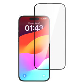 Devia Van Full Screen AR Tempered Glass for iPhone 16 Pro Max Anti-Reflection with Assist Tool Transparent