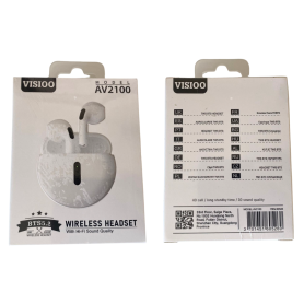 Bluetooth Earphones D-power K6203/AV2100 White – Exceptional Sound & Comfort | Shop Now