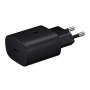 Adaptateur Secteur Type C 25W Samsung Noir - Charge Rapide et Efficacité Maximale