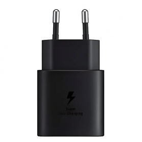 Adaptateur Secteur Type C 25W Samsung Noir - Charge Rapide et Efficacité Maximale