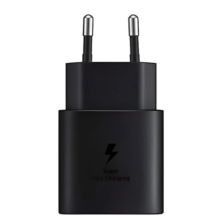 Adaptateur Secteur Type C 25W Samsung Noir - Charge Rapide et Efficacité Maximale