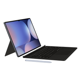 Housse Clavier Amovible Samsung pour Galaxy Tab S9/S9FE - AZERTY Français - Touche IA - Noir