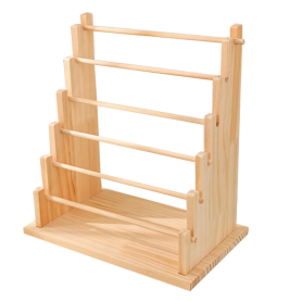 Boîte de Rangement en Bois 6 Couches - Organisateur Élégant et Pratique pour Votre Intérieur