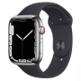 Apple Watch Series 7 Cellular 41mm Silver Stainless Steel with Band Grade A with Box & Charger - Premium Quality & Functionality