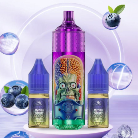 Buy Fumot Tornado Rechargeable E-Liquid Vaporizer - 28000 Puffs - Iced Blueberry Flavor
