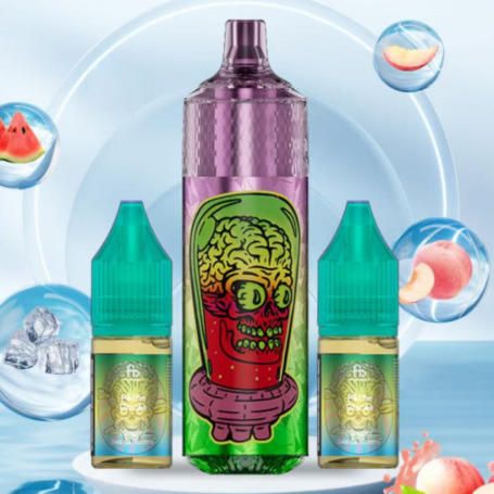 Vapoteuse Rechargeable Fumot Tornado - 28000 Puffs - Saveur Pêche Glacée - Achat en Ligne