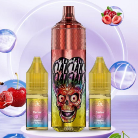Vapoteuse E-Liquide Rechargeable Fumot Tornado 28000 Puffs Myrtille Framboise - Longue Durée et Saveur Gourmande