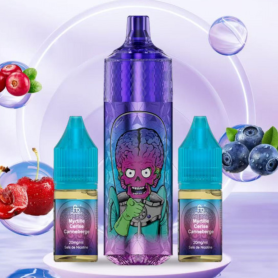 Buy Fumot Tornado E-Liquid Vaporizer - 28000 Puffs - Blueberry Cherry Cranberry Flavor