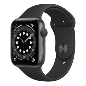 Achetez Apple Watch Series 6 Cellulaire 44mm Gris Aluminium - Grade B avec Boîte et Chargeur | Montre Connectée en Promotion