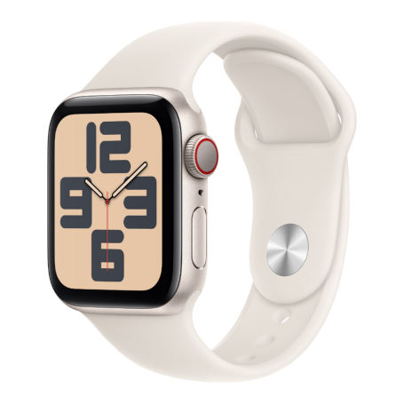 Montre Connectée Apple Watch Series SE GPS 44mm - Aluminium Lumière Stellaire avec Boîte et Chargeur - Grade A | Meilleur Prix e