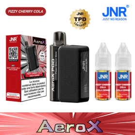 Vapoteuse Rechargeable JNR AeroX - 32000 Puffs Cola Cerise - Meilleur Prix E-Liquide