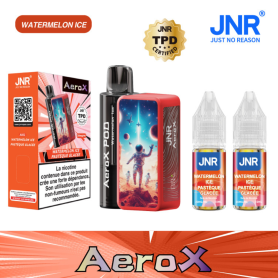 Buy JNR AeroX Rechargeable E-Liquid Vaporizer 32000 Puffs Watermelon Ice Flavor for Smooth Vaping Experience
