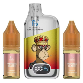 Vapoteuse E-Liquide Rechargeable Tornado BOX POD 28000 Puffs Iced Watermelon – Long-Lasting Refreshing Vaping Experience