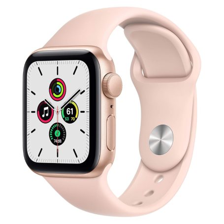 Montre Connectée Apple Watch SE GPS 40mm Or Aluminium - Grade A avec Boîte et Chargeur