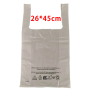 Buy King 45 White Plastic Bags 26x12x45cm - Pack of 500 Online