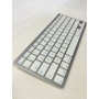 Clavier Sans Fil Bluetooth Mac/Windows/Android - QWERTY & AZERTY Argent pour une Polyvalence Maximale
