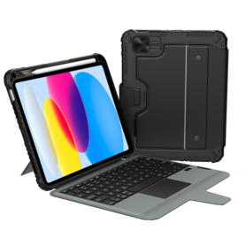 Protective Keyboard Case for iPad - Nillkin Bumper Combo Backlit Keyboard - Black | Durable, Stylish & Functional