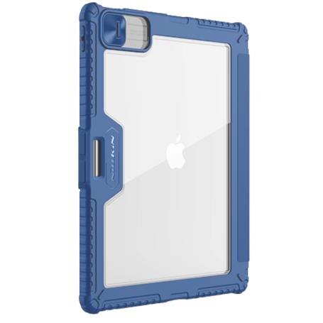 Coque de Protection Apple iPad Nillkin Bumper Pro - Multi-angle - Style Pliable - Bleu