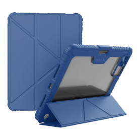 Protective Case for Apple iPad Nillkin Bumper Pro Multi-angle Foldable Blue