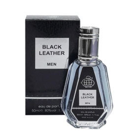 Fragrance World Black Leather Eau de Parfum for Men 50ml - Bold Masculine Scent