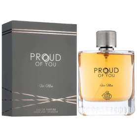 Eau de Parfum Fragrance World Proud Of You pour Homme - 100ml - Parfum Intense et Élégant