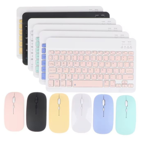 Ensemble Souris Clavier sans Fil GT-1 - Performance et Confort QWERTY pour Un Bureau Moderne