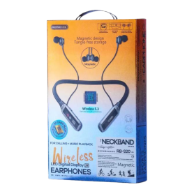 Casque Bluetooth, Écouteurs Hi-Fi - Écouteurs de Sport sans Fil Magnétique Remax RB-S20 - Noir, prix de gros.