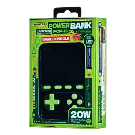 Batterie externe, Game Console - Power Bank et Console de Jeux avec Câbles de Charge Rapide 20 W 10 000 mAh FCP-13 REMAX - Bleu,