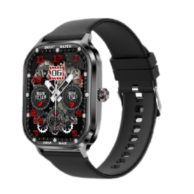 Wearable Tech, Fitness Tracker - Smartwatch Round IPS Screen 2.02'' Bluetooth Calls and Health Tracking FASR FS-M5 - Black, whol