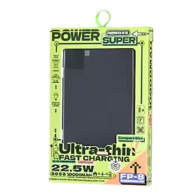 Power Bank, Portable Charger - REMAX FP-8 22.5W 10000mAh Ultra-Thin Fast Charging Power Bank - Black, wholesale price