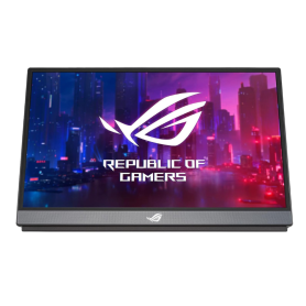 Display, Monitor - Portable Gaming PC Screen ASUS ROG XG17AHPE 17.3 FHD - USB-C / Micro HDMI / Speakers - Silver - Secondhand wi