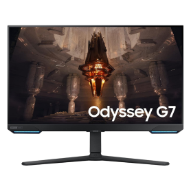 Monitor, Display - PC Gaming Screen Samsung Odyssey G7 G70B LS28BG700EPXEN 28 4K UHD - 144 Hz - Black - Used with Charger Cable,