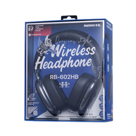 Headphones, Earphones - REMAX RB-602HB Wireless Headphones - Black, wholesale price