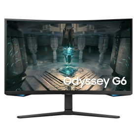 Gaming Display, Monitor - PC Gaming Monitor Samsung Odyssey G6 LS27BG650EUXEN 27 QHD - 240 Hz / FreeSync / VA Panel - Black - Pr