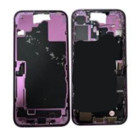 Châssis, Cadre, Coque - Chassis iPhone 16 sans Vitre Arrière sans Batterie Rose eSIM US (Origine Demonté) Grade A, prix de gros.